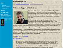 Tablet Screenshot of halpernwightsoftware.com